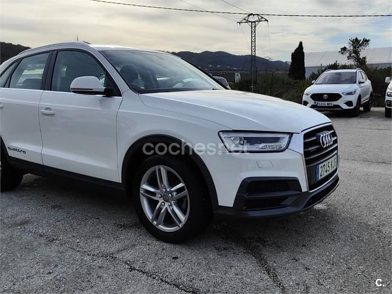 Usado Audi Q3 150 CV (110 kW) 2018 Blanco SUV