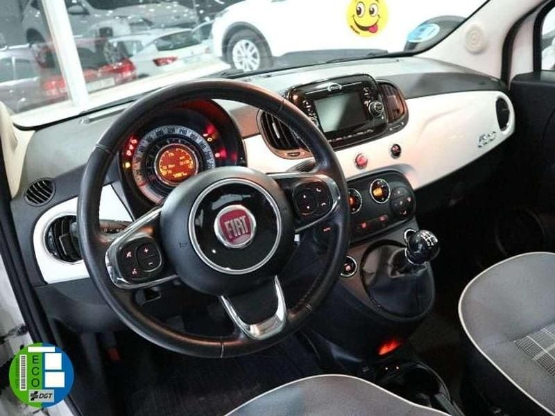 Usado Fiat 500 Lounge 69 CV (50 kW) 2018 Blanco Utilitario