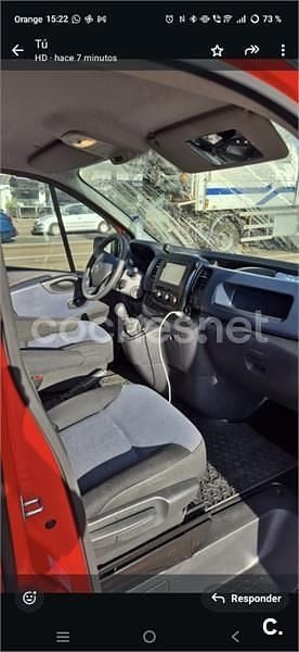 Usado Opel Vivaro 125 CV (91 kW) 2018 Rojo Monovolumen