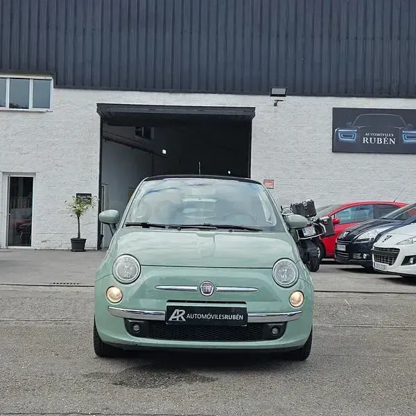 Usado Fiat 500 Lounge 75 CV (55 kW) 2008 Verde Berlina