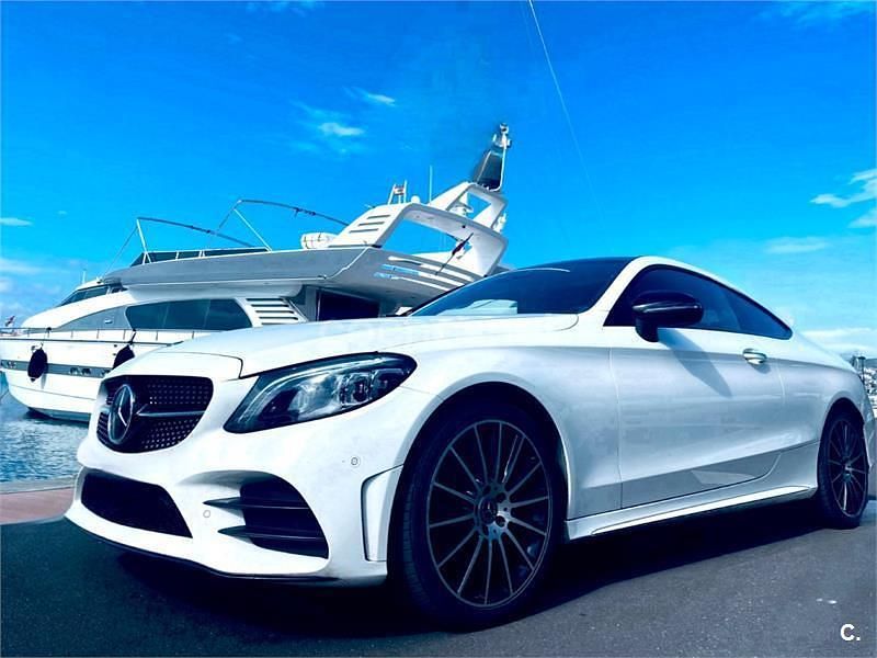 Usado Mercedes C220 194 CV (142 kW) 2021 Blanco Coupe