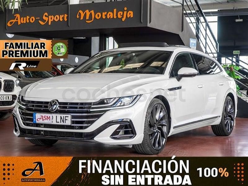 Usado VW Arteon R-line 200 CV (147 kW) 2021 Blanco Familiar