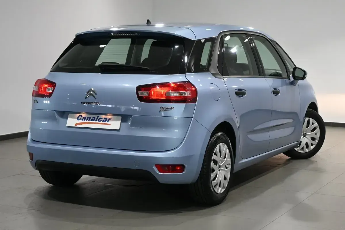 Usado Citroën C4 Picasso Attraction 120 CV (88 kW) 2014 Azul celeste Monovolumen