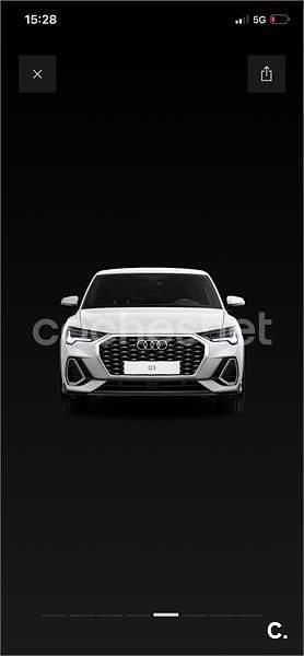 Usado Audi Q3 Sportback 150 CV (110 kW) 2023 Blanco SUV