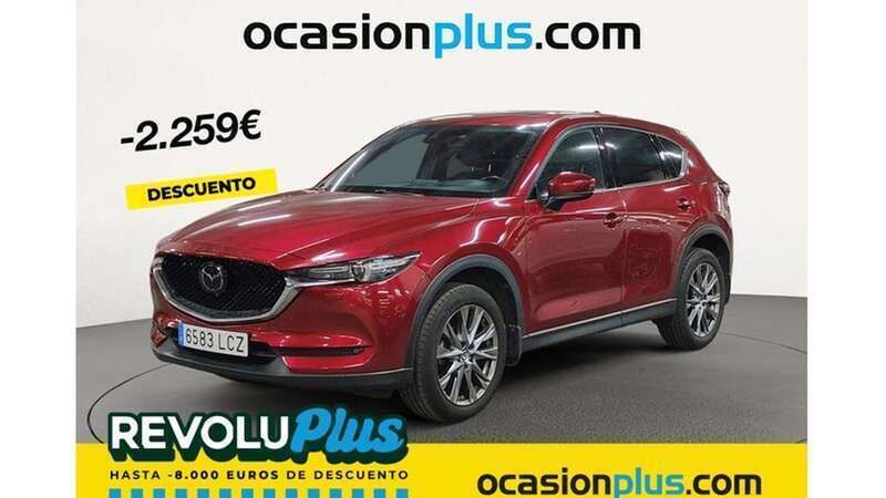 Rojo Usado 2019 Mazda CX-5 Signature SUV | 22.591 € (Precio justo) - Imagen 1/4
