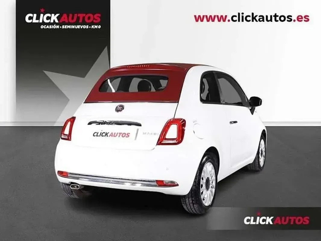 Usado Fiat 500 Dolcevita 71 CV (52 kW) 2021 Blanco Descapotable