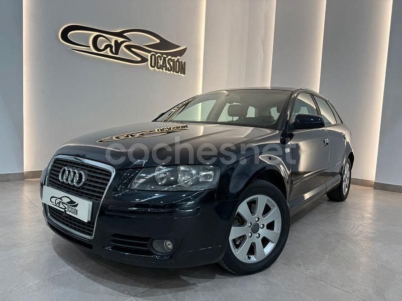 Negro Usado 2006 Audi A3 Sportback Ambiente Berlina | 5999 € (Precio justo) - Imagen 1/4