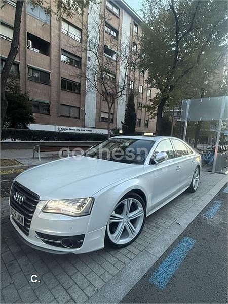 Usado Audi S8 520 CV (382 kW) 2013 Blanco Berlina