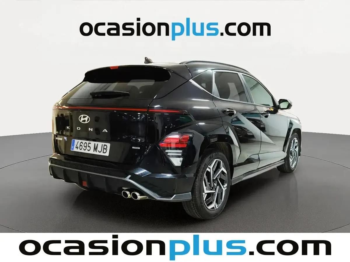 Usado Hyundai Kona N Line 199 CV (146 kW) 2023 Negro SUV