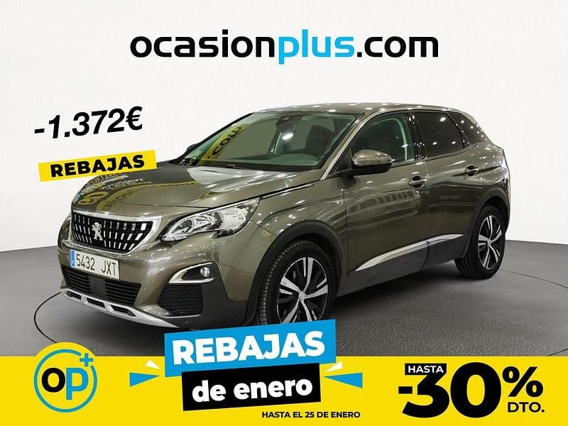 Gris Usado 2017 Peugeot 3008 Allure SUV | 13.038 € (Buen precio) - Imagen 1/4