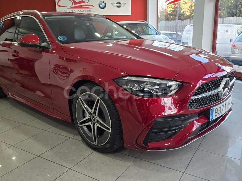Rojo Usado 2023 Mercedes C200 Familiar | 39.490 € (Precio justo) - Imagen 1/4