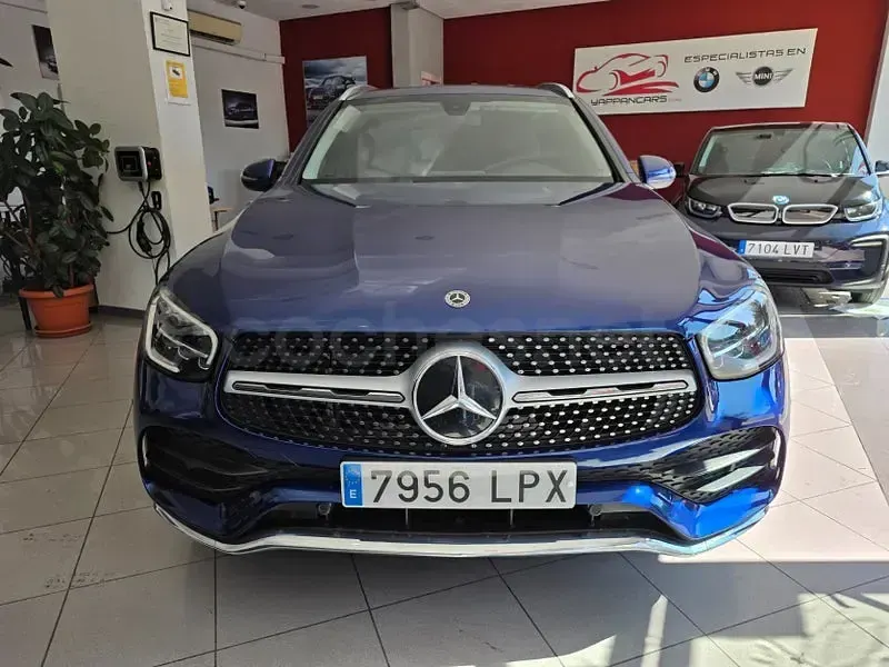 Usado Mercedes GLC200 163 CV (119 kW) 2021 Azul SUV