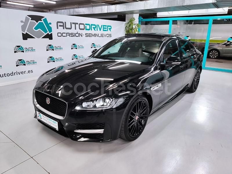 Negro Usado 2017 Jaguar XF R-Sport Berlina | 22.600 € (Precio justo) - Imagen 1/4