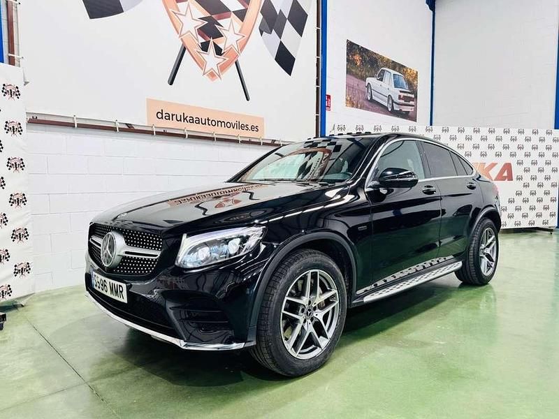 Usado Mercedes GLC350 320 CV (235 kW) 2017 Negro Coupe
