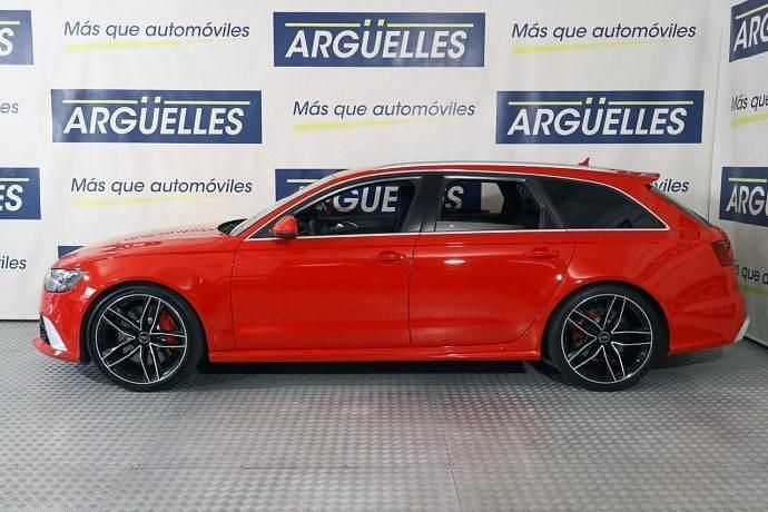 Usado Audi RS6 560 CV (411 kW) 2014 Rojo Familiar