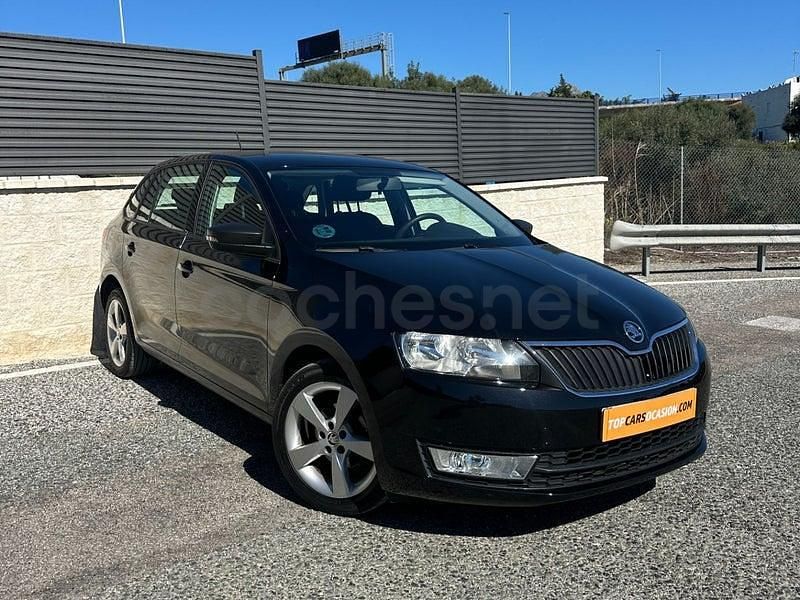 Usado Skoda Rapid Ambition 90 CV (66 kW) 2015 Negro Utilitario