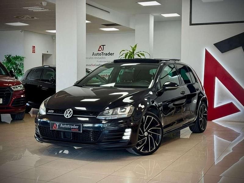 Usado VW Golf VII GTD 184 CV (135 kW) 2013 Negro Utilitario
