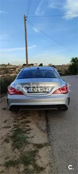 Usado Mercedes CLA220 AMG line 170 CV (125 kW) 2013 Gris / plata Coupe
