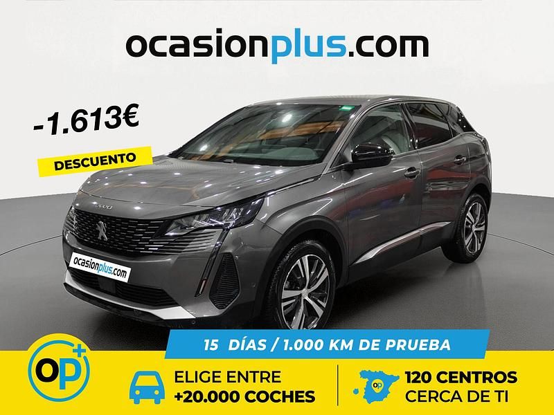 Gris Usado 2023 Peugeot 3008 Allure SUV | 17.750 € (Buen precio) - Imagen 1/4