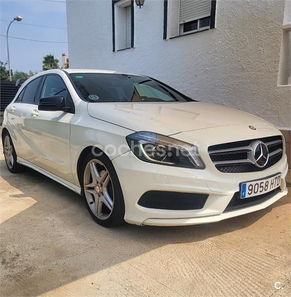 Blanco Usado 2014 Mercedes A200 AMG line Berlina | 13.900 € (Precio justo) - Imagen 1/4