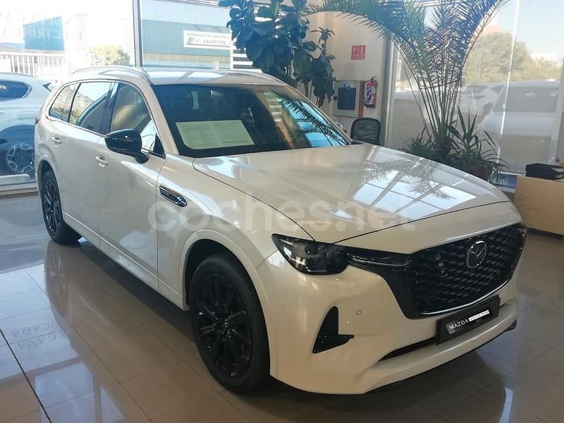 Blanco Nuevo 2025 Mazda CX-80 Homura-Line SUV | 56.490 € (Precio justo) - Imagen 1/4