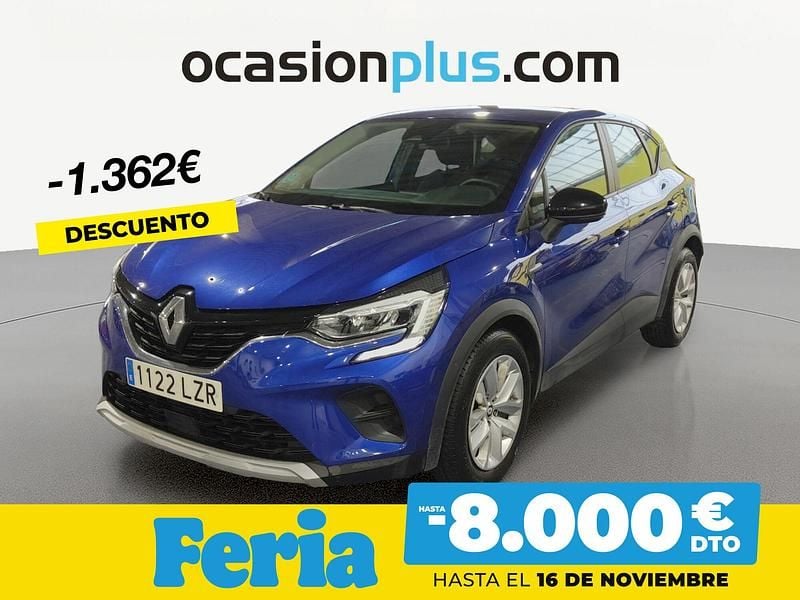 Azul Usado 2022 Renault Captur Intens SUV | 14.790 € (Precio justo) - Imagen 1/4