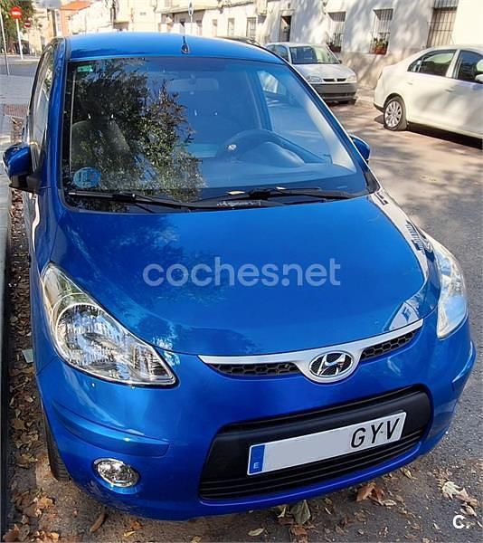 Usado Hyundai i10 Comfort 78 CV (57 kW) 2010 Azul Utilitario
