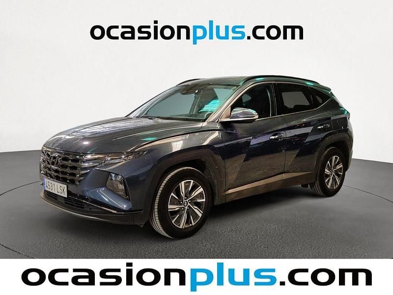 Azul Usado 2021 Hyundai Tucson SUV | 18.637 € (Precio justo) - Imagen 1/4