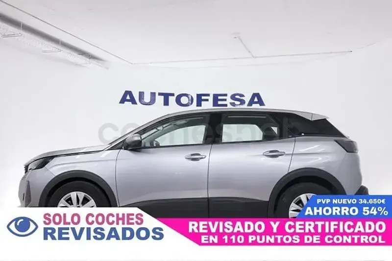 Usado Peugeot 3008 Active 130 CV (95 kW) 2021 Gris / plata SUV