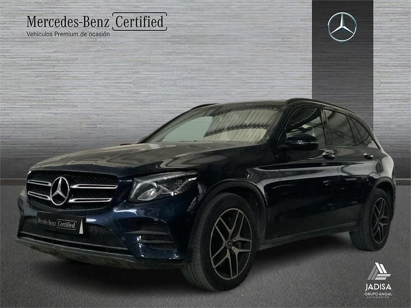Azul Usado 2019 Mercedes GLC220 SUV | 34.990 € (Precio justo) - Imagen 1/4