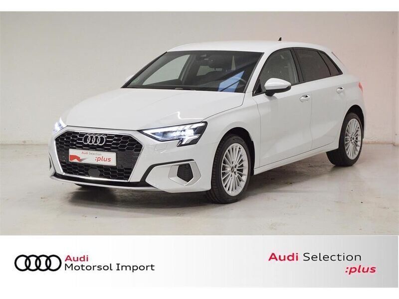 Blanco glaciar Usado 2022 Audi A3 Sportback Advanced Plus Berlina | 30.500 € (Un poco caro) - Imagen 1/4