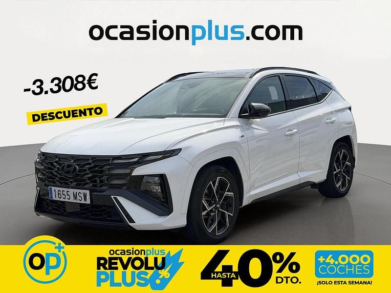 Usado Hyundai Tucson N Line 136 CV (100 kW) 2024 Blanco SUV