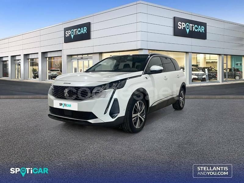 Blanco Usado 2021 Peugeot 5008 S Monovolumen | 25.450 € (Un poco caro) - Imagen 1/4