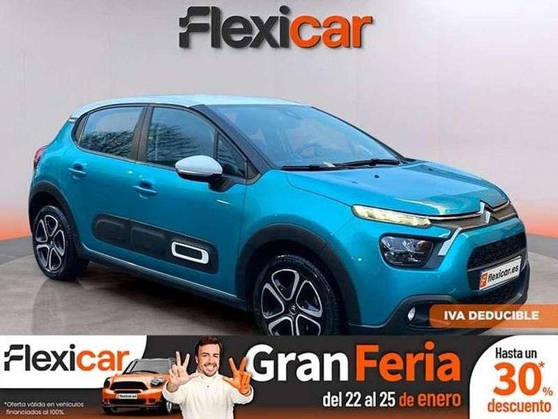 Azul Usado 2022 Citroën C3 PureTech Utilitario | 10.890 € (Precio justo) - Imagen 1/4