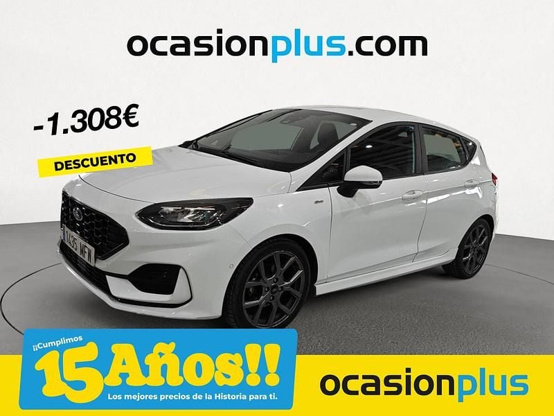 Blanco Usado 2023 Ford Fiesta ST-Line Utilitario | 13.990 € (Precio justo) - Imagen 1/4