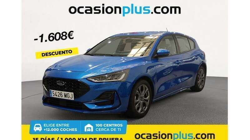 Azul Usado 2023 Ford Focus ST-Line Utilitario | 16.082 € (Precio justo) - Imagen 1/4