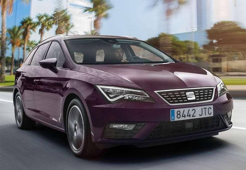 Usado Seat Leon ST FR 125 CV (91 kW) 2018 Verde Familiar