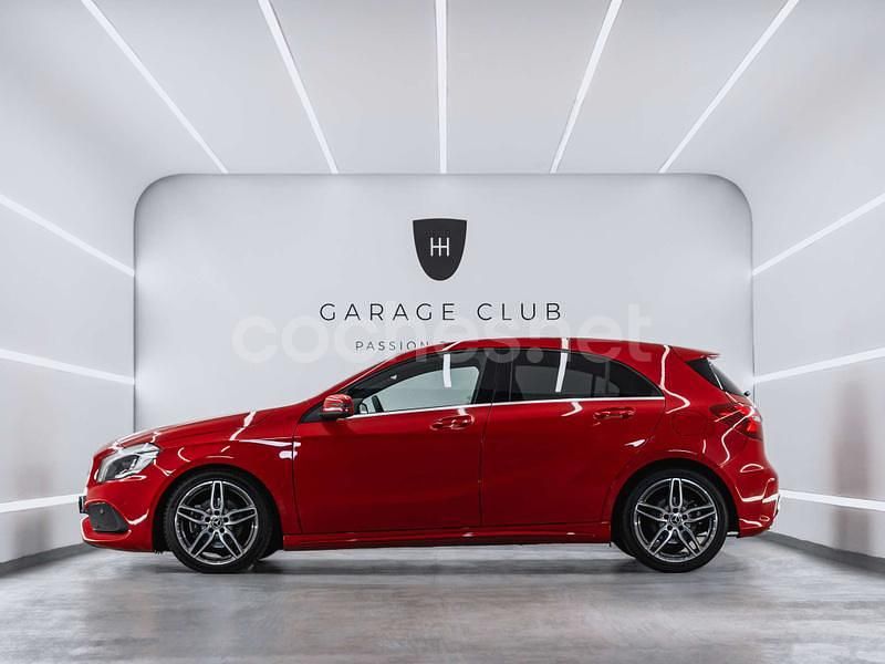 Usado Mercedes A200 AMG line 136 CV (100 kW) 2017 Rojo Berlina