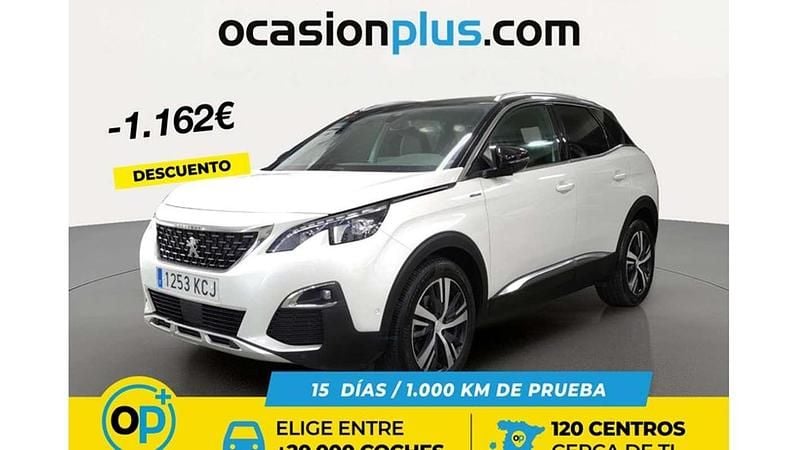 Usado Peugeot 3008 GT-line 150 CV (110 kW) 2017 Blanco SUV