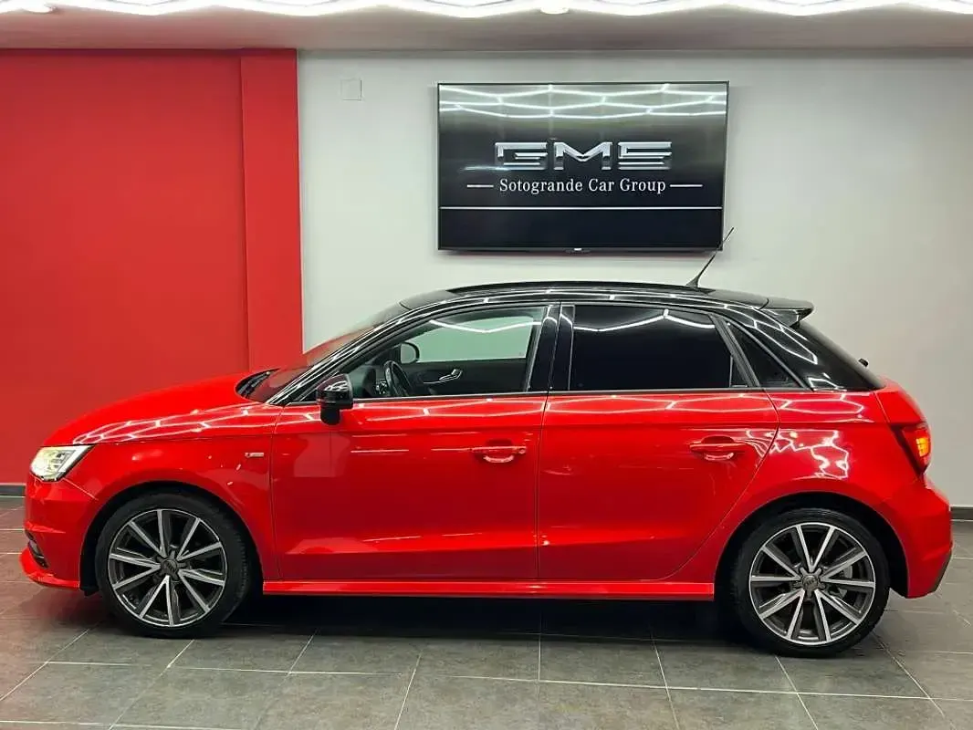 Usado Audi A1 S-Line 95 CV (69 kW) 2016 Negro Utilitario