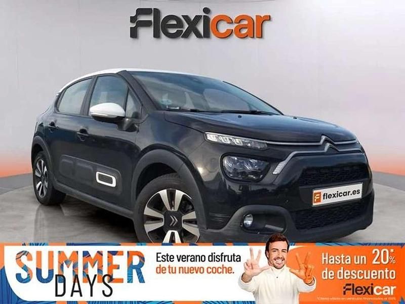 Negro Usado 2022 Citroën C3 Feel Utilitario | 11.690 € (Precio justo) - Imagen 1/4
