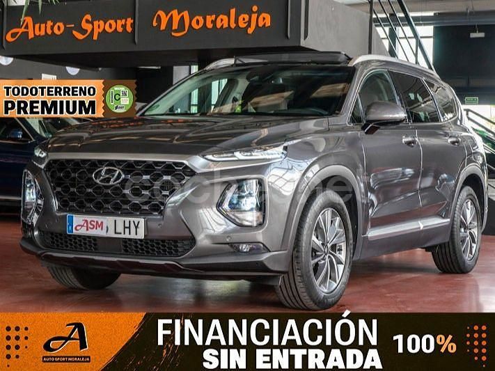 Gris / plata Usado 2020 Hyundai Santa Fe SUV | 29.900 € (Precio justo) - Imagen 1/4