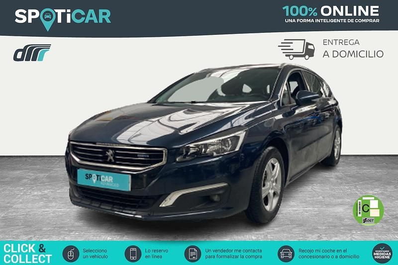 Usado Peugeot 508 SW Active 150 CV (110 kW) 2015 Azul Familiar