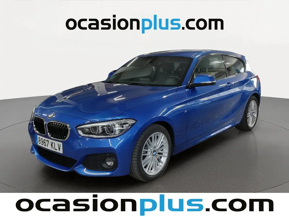Usado BMW 118 150 CV (110 kW) 2018 Azul Utilitario