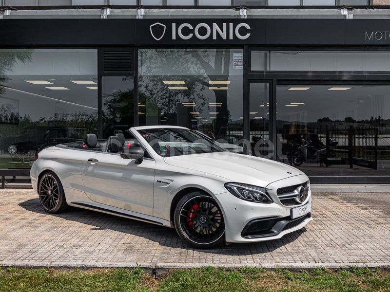 Blanco Usado 2017 Mercedes C63S AMG Descapotable | 71.900 € (Caro) - Imagen 1/4