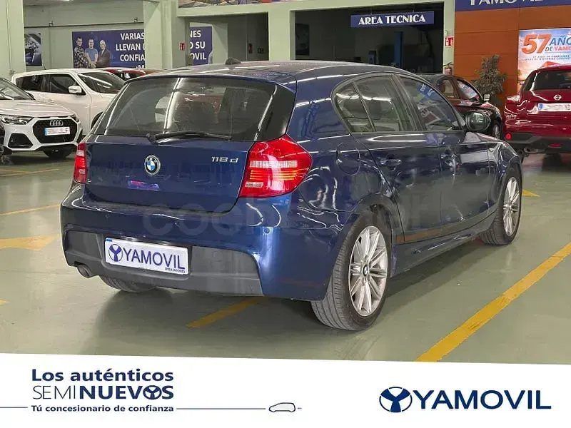 Usado BMW 118 143 CV (105 kW) 2011 Azul Utilitario