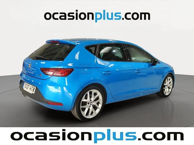 Usado Seat Leon FR 140 CV (102 kW) 2013 Azul Utilitario