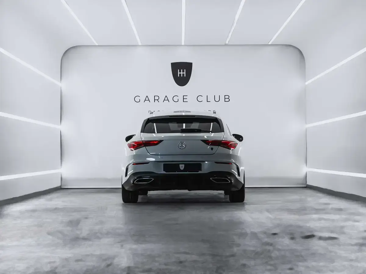Usado Mercedes CLA200 AMG line 150 CV (110 kW) 2020 Blanco Coupe