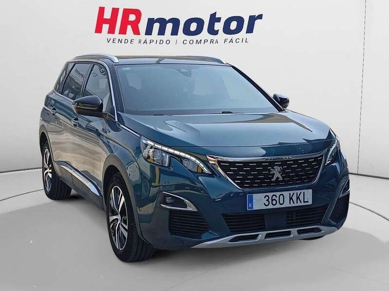 Azul Usado 2018 Peugeot 5008 GT-line Monovolumen | 15.950 € (Precio justo) - Imagen 1/4