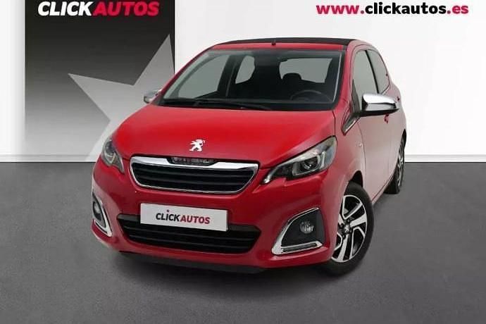 Usado Peugeot 108 Allure 72 CV (52 kW) 2021 Rojo Utilitario